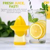 Joie Lemon and Lime Small Hand Juicer and Reamer, Built-In