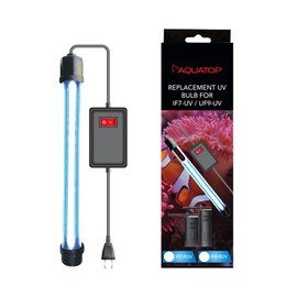 Aquatop Replacement 9W UV Bulb – Fits IF9UV, Energy-Efficient Lamp for Aquarium Filter Pump, IF9-RUV