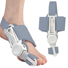 BORDEAG Hallux Valgus Correction, Hallux Valgus Splint, Bunion Corrector, Adjustable Hallux Valgus Splint, Hallux Valgus Bunion Toe Corrector for Men and Women