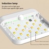 Motion Sensor Dimmable Night Light Two Colors Bedside Induction Lamp