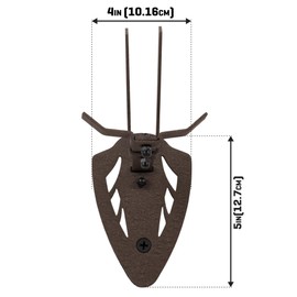 Allen Company EZ Mount Skull Hanger, Fixed, Brown