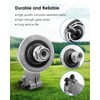 JUFWKO 537333802 Bevel Gear Head Assembly Fits for Husqvarna 525L