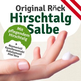 Original Röck Deer Tallow Ointment - The Classic for on the Go in a Practical Tube! Soothing for Stressed Feet: Prevents blisters, calluses and calluses