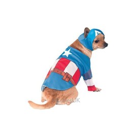 Rubie's 3580070 Captain America Dog Costume, XL