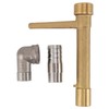 G3/4 Quick Coupler Key Brass Sprinkler Valve Key Stainless Steel