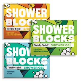 Shower Blocks - Mixed 3 Pack Solid Shower Gels - Mens Edit