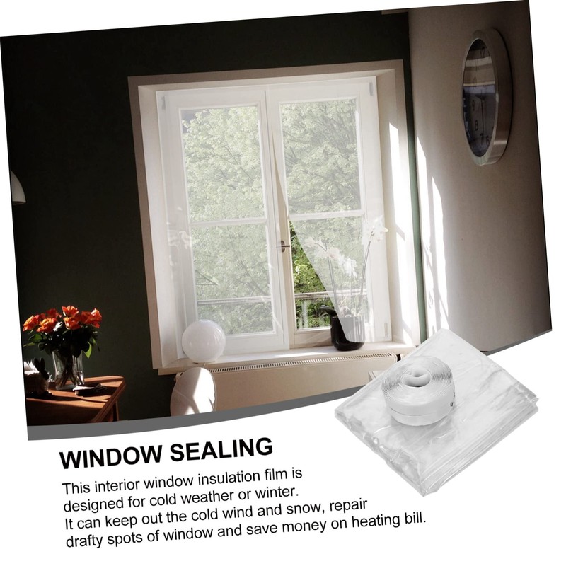 TEHAUX Environmental Window Insulation Film Windproof Cold High Transparency Film