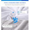 Queen Mattress Protector Noiseless,Mattressprotector Queen,Waterproof Mattress Cover Soft Breathable Cotton