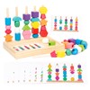 KidMigo 3-in-1 Threading Game from 2 Years, Motor Skills Toy