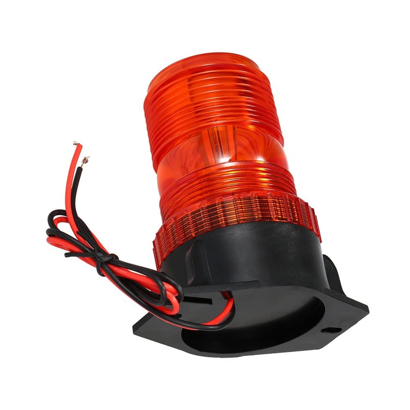 Strobe Rotate Beacon Light,Emergency Warning Light 30 LED Amber/Yellow 18W