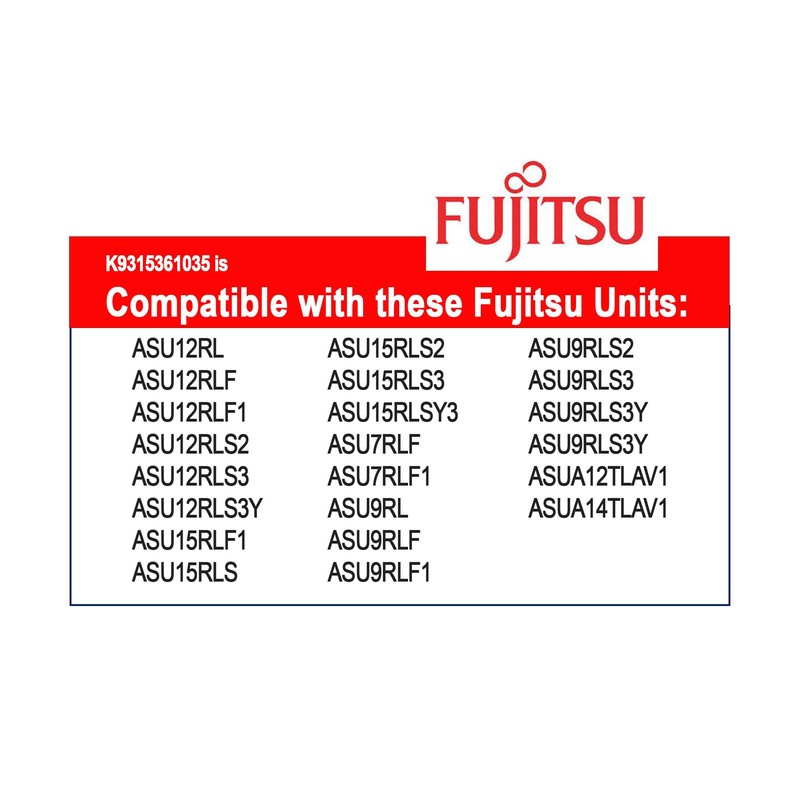 Sudopo Fujitsu General UTR-FA16 K9315361035 Mini Split Ductless Filter
