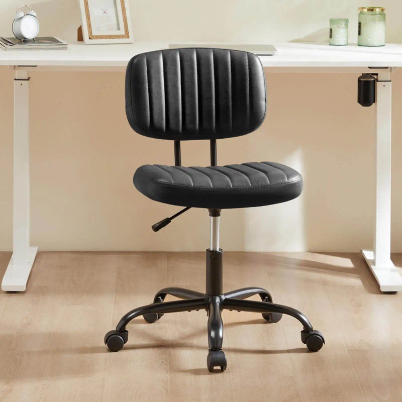 FCJ Modern Lift Chair 360degrees Rolling Swivel PU Leather PVC