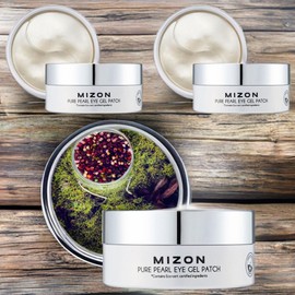 Mizon Eye Area Whitening Eye Patch Pure Pearl Eye Gel Patches 3 Pieces 60 Pieces / 미즈온 눈가 미백 아이 패치 사용 퓨어 펄 아이겔 패치 3개 60개입