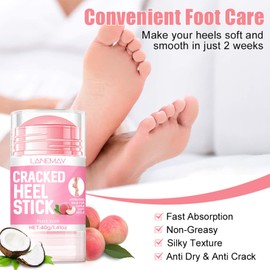 Hand and Foot Repair Cream, Peach Scented Cracked Heel Stick Balm + Urea Cream Stick, Hand and Foot Cream For Calluses and Dry Feet, Dry Hands & Rough Knees for Women & Men