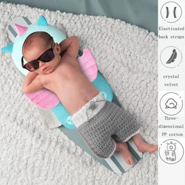 Generic Baby Head Protector Backpack Toddler Baby Protection Backpack，baby head protector backpack for Walking & Crawling (Plush Pink Butterfly), 7.87×12.99inches