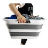 SAMMART 30L (8 gallons) Collapsible Plastic Laundry Washing Tub/Basket -