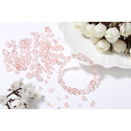 XIANNVXI 800 Pcs Pink Glass Beads for Jewelry Making Assorted Crystal Beads with Box Glass Beads Bulk for Crafts DIY Necklace Bracelet Earring