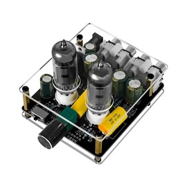 Xuegier 6K4 Tube Preamplifier Amplifiers HiFi Tube Preamp Bile Buffer Auido Amp Speaker Sound Amplifier Home Theater DC12-16V