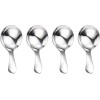 BANDED Small Scoops for Canisters,4 Pcs Coffee Scoops,Short Handle Spoons