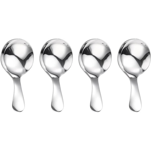 BANDED Small Scoops for Canisters,4 Pcs Coffee Scoops,Short Handle Spoons