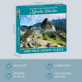 TGSC | Wonders of the World - Machu Picchu 1000 Piece Jigsaw Puzzles for Adults | Challenging Therapeutic Fun | Ideal Indoor Pastime | Quality Illustration | Jigsaw Puzzles for Adults