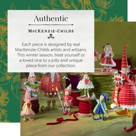 MacKenzie-Childs Patience Brewster Dash Away Ornament, Holiday Decor, Vixen Reindeer