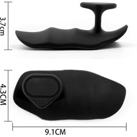 Anti-Slip Weight Lifting Gym Grips, 2Pcs Rubber Hand Protector Gloves, Non-Slip Rubber Gym Grip for Hand Protection, Fingerless gyming Grips Weight Lifting Gloves