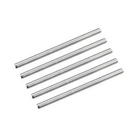 sourcing map Fully Threaded Rod M5 x 80mm 0.8mm Thread Pitch 304 Stainless Steel Right Hand Threaded Rods Bar Studs 15 Pack