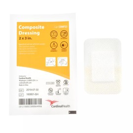 Cardinal Health™ Absorbent Composite Dressing, 2 x 3IN, Case of 20 Boxes of 10