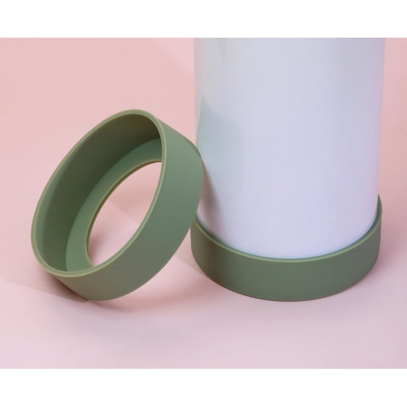 ONLYKXY 3pcs 6.5cm Silicon Protective Cup Mat Sleeve Heat-Resistant Bottle