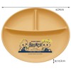 Skater NLUP1 Wood Grain Lunch Plate, Osamu Goods, Branch, Made
