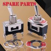 mxuteuk 3Pcs Heavy Duty Rocker Toggle Switch 20A 125V SPDT