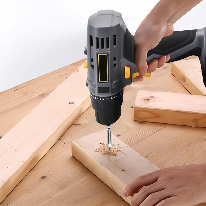 4Pcs Self Centering Drill Bit Set, 1/4 Inch Hex Shank