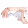 WeKen Black Hair Nets,20 Pcs 28" Elasticity Invisible Elastic Mesh