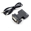 HDMI to VGA Adapter Audio Output 1080P HDMI Female to