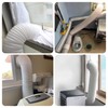 5.1 Inch Air Conditioner Exhaust Hose Anti-Clockwise Thread Portable AC