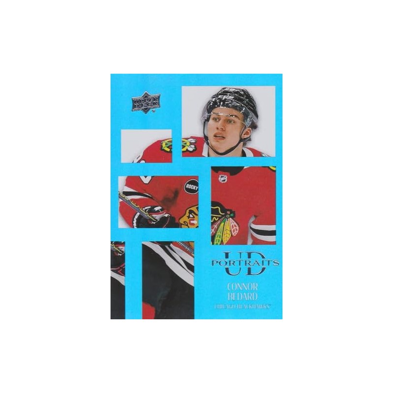 2024-25 Upper Deck Hockey Portraits #P15 Connor Bedard Hockey Card