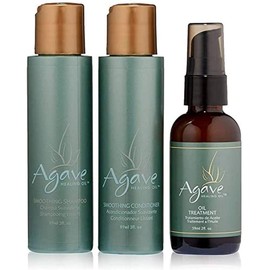Agave Healing Oil Agave Professional Hair Care Set - Shampoo + Conditioner + Oil Kit