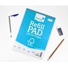 Silvine A4 Everyday FSC Refill Pad. Lined with Margin, 160