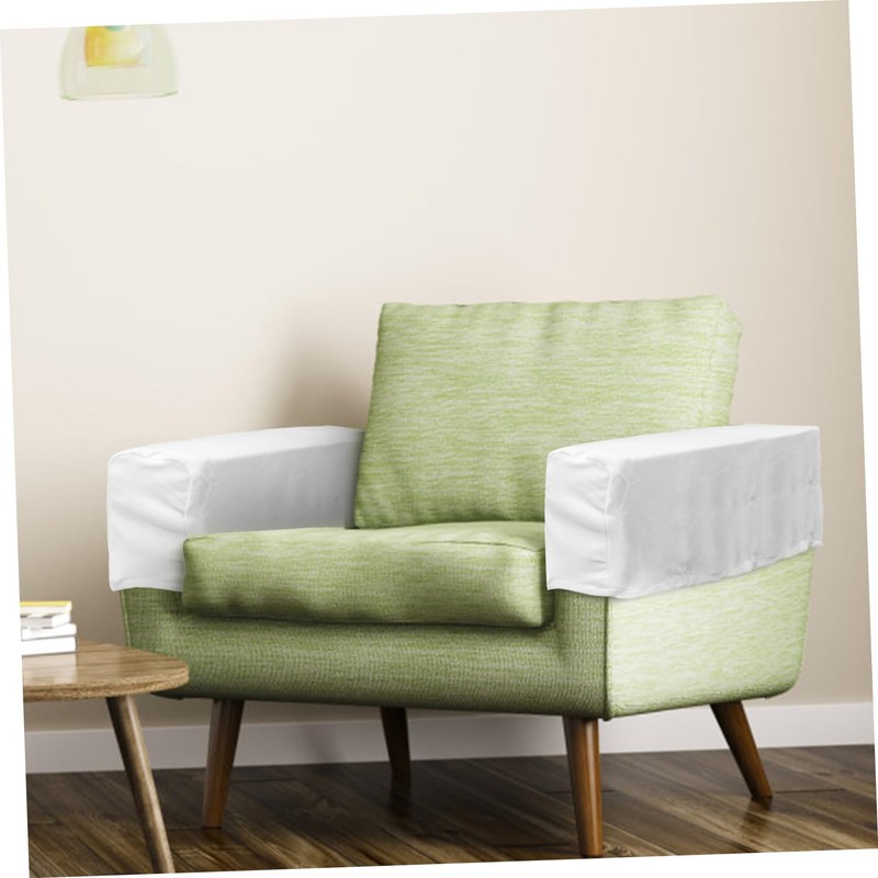 DOITOOL 2sets Stretch Sofa Armrest Covers Protective Slipcovers for Office