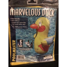 Poolmaster Vintage NEW POOLMASTER Marvelous DUCK Inflatable Pool Float Toy 30” FREE SHIP