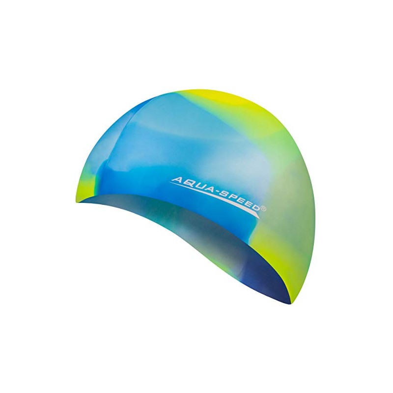 Aqua Speed Swimming Cap for Men, Bathing Cap Multi-Coloured with