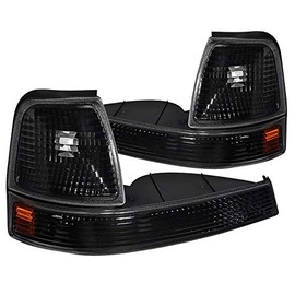 Spec-D Tuning 2LC-RAN98JM-RS Ford Ranger Xl Xlt Turn Signal Corner Lights Black
