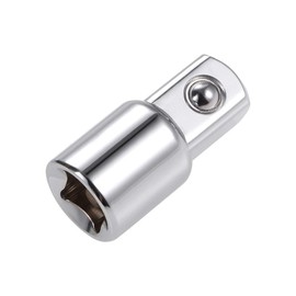 sourcing map 3/8 Inch Drive (F) x 1/2 Inch (M) Socket Adapter for Ratchet Wrenches, Female to Male, Cr-V