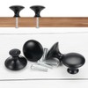 Pack of 16 Cabinet Knobs with 16 Screws, 30 mm