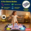 Kidzlane Light Up DJ Dance Mat for Kids - Bluetooth
