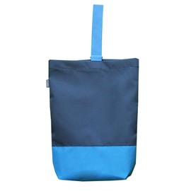 MESRINA Shoe Bag, Kids, Shoe Case, Shoe Holder, Kindergarten Entrance Goods, Deodorizing and Antibacterial Function, navy-blue