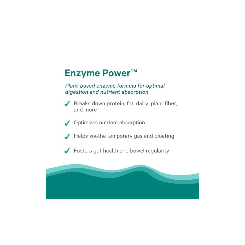 Pure Synergy Enzyme Power Digestive & Gut Health 90 Capsules
