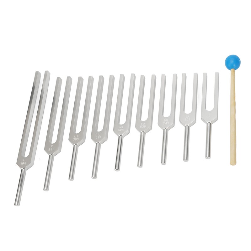 Tuning Fork Sound Therapy Portable Improving Cognition Musical Tones Tuner