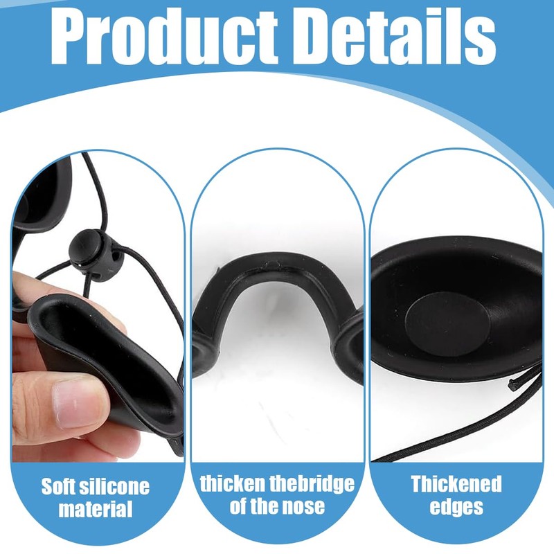 Pack of 4 UV Safety Glasses, Solarium Glasses, Professional Eye